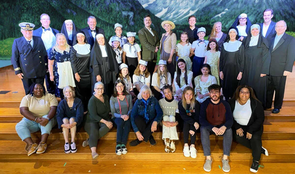 The cast and production crew for “The Sound of Music,” presented by The Christ Church Creative Academy.